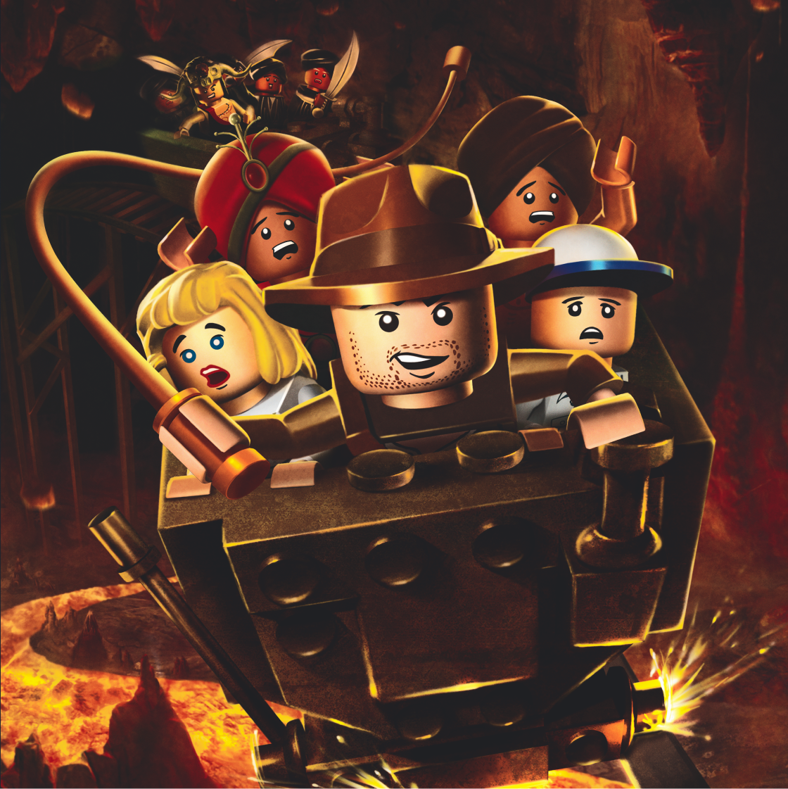 LEGO Indiana Jones entertainment packaging art.